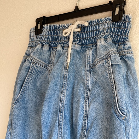 We The Free Arcadia Denim Harem Pants - Picture 6 of 15